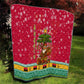 Angola Christmas Quilt Santa Gifts and National Flag Map Motif - African Pride