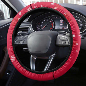 Angola Christmas Steering Wheel Cover Santa Gifts and National Flag Map Motif - African Pride
