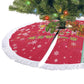 Angola Christmas Tree Skirt Santa Gifts and National Flag Map Motif - African Pride
