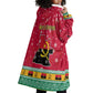Angola Christmas Wearable Blanket Hoodie Santa Gifts and National Flag Map Motif - African Pride