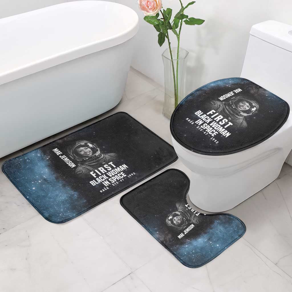 Mae Jemison Bathroom Set with NASA Spacesuit Portrait, First Black Woman - African Pride