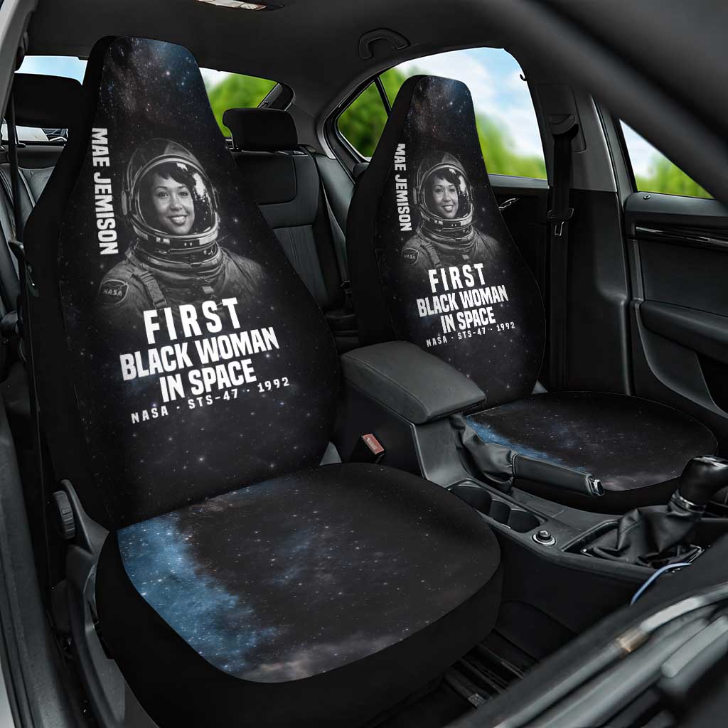 Mae Jemison Car Seat Cover with NASA Spacesuit Portrait, First Black Woman - African Pride
