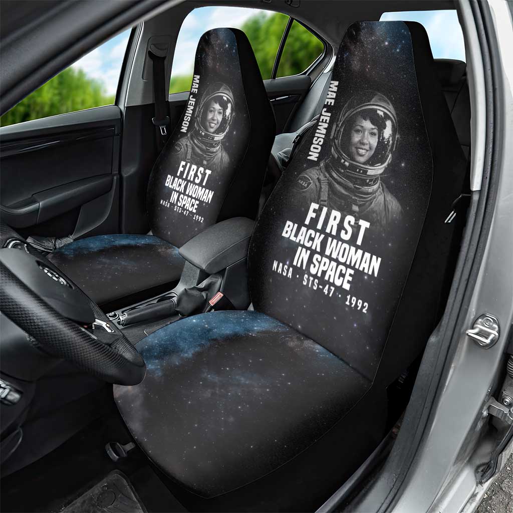 Mae Jemison Car Seat Cover with NASA Spacesuit Portrait, First Black Woman - African Pride