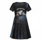 Mae Jemison Kid Short Sleeve Dress with NASA Spacesuit Portrait, First Black Woman - African Pride