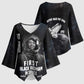 Mae Jemison Kimono Sleeve Blouse with NASA Spacesuit Portrait, First Black Woman - African Pride