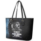 Mae Jemison Leather Tote Bag with NASA Spacesuit Portrait, First Black Woman - African Pride