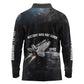 Mae Jemison Long Sleeve Polo Shirt with NASA Spacesuit Portrait, First Black Woman - African Pride
