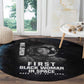 Mae Jemison Round Carpet with NASA Spacesuit Portrait, First Black Woman - African Pride