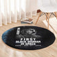 Mae Jemison Round Carpet with NASA Spacesuit Portrait, First Black Woman - African Pride