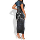 Mae Jemison Short Sleeve Bodycon Dress with NASA Spacesuit Portrait, First Black Woman - African Pride