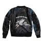 Mae Jemison Sleeve Zip Bomber Jacket with NASA Spacesuit Portrait, First Black Woman - African Pride