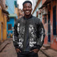 Mae Jemison Sleeve Zip Bomber Jacket with NASA Spacesuit Portrait, First Black Woman - African Pride