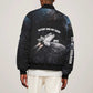 Mae Jemison Sleeve Zip Bomber Jacket with NASA Spacesuit Portrait, First Black Woman - African Pride