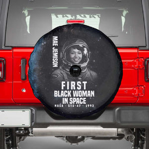 Mae Jemison Spare Tire Cover with NASA Spacesuit Portrait, First Black Woman - African Pride