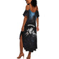 Mae Jemison Summer Maxi Dress with NASA Spacesuit Portrait, First Black Woman - African Pride