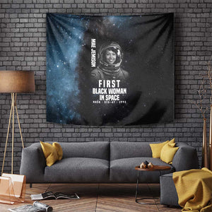 Mae Jemison Tapestry with NASA Spacesuit Portrait, First Black Woman - African Pride