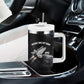 Mae Jemison Tumbler With Handle with NASA Spacesuit Portrait, First Black Woman - African Pride