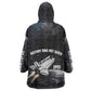 Mae Jemison Wearable Blanket Hoodie with NASA Spacesuit Portrait, First Black Woman - African Pride