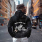 Mae Jemison Zip Hoodie with NASA Spacesuit Portrait, First Black Woman - African Pride