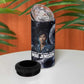 Mae Jemison 4 in 1 Can Cooler Tumbler with Space Portrait Design, Science Has No Boundaries Quote and DNA Book Elements - African Pride