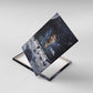 Mae Jemison Canvas Wall Art with Space Portrait Design, Science Has No Boundaries Quote and DNA Book Elements - African Pride