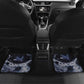 Mae Jemison Car Mats with Space Portrait Design, Science Has No Boundaries Quote and DNA Book Elements - African Pride