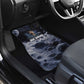 Mae Jemison Car Mats with Space Portrait Design, Science Has No Boundaries Quote and DNA Book Elements - African Pride