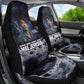 Mae Jemison Car Seat Cover with Space Portrait Design, Science Has No Boundaries Quote and DNA Book Elements - African Pride