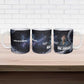 Mae Jemison Ceramic Mug with Space Portrait Design, Science Has No Boundaries Quote and DNA Book Elements - African Pride