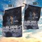 Mae Jemison Garden Flag with Space Portrait Design, Science Has No Boundaries Quote and DNA Book Elements - African Pride