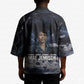 Mae Jemison Kimono with Space Portrait Design, Science Has No Boundaries Quote and DNA Book Elements - African Pride