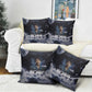 Mae Jemison Pillow Cover with Space Portrait Design, Science Has No Boundaries Quote and DNA Book Elements - African Pride