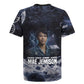 Mae Jemison Rugby Jersey with Space Portrait Design, Science Has No Boundaries Quote and DNA Book Elements - African Pride