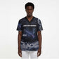 Mae Jemison Scrub Top with Space Portrait Design, Science Has No Boundaries Quote and DNA Book Elements - African Pride