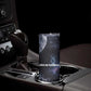 Mae Jemison Skinny Tumbler with Space Portrait Design, Science Has No Boundaries Quote and DNA Book Elements - African Pride