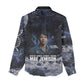 Mae Jemison Women Casual Shirt with Space Portrait Design, Science Has No Boundaries Quote and DNA Book Elements - African Pride