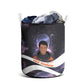 Mae Jemison Laundry Basket Cartoon Astronaut Portrait, The Sky Is Not the Limit Quote and Galaxy Dreamer - African Pride