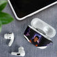 Mae Jemison AirPods Case Cartoon Astronaut Portrait, The Sky Is Not the Limit Quote and Galaxy Dreamer - African Pride