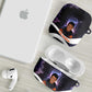 Mae Jemison AirPods Case Cartoon Astronaut Portrait, The Sky Is Not the Limit Quote and Galaxy Dreamer - African Pride