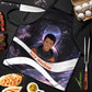 Mae Jemison Apron Cartoon Astronaut Portrait, The Sky Is Not the Limit Quote and Galaxy Dreamer - African Pride