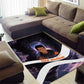 Mae Jemison Area Rug Cartoon Astronaut Portrait, The Sky Is Not the Limit Quote and Galaxy Dreamer - African Pride