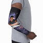 Mae Jemison Arm Sleeves Cartoon Astronaut Portrait, The Sky Is Not the Limit Quote and Galaxy Dreamer - African Pride