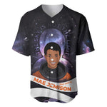 Mae Jemison Baseball Jersey Cartoon Astronaut Portrait, The Sky Is Not the Limit Quote and Galaxy Dreamer - African Pride