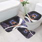 Mae Jemison Bathroom Set Cartoon Astronaut Portrait, The Sky Is Not the Limit Quote and Galaxy Dreamer - African Pride