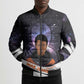 Mae Jemison Bomber Puffer Jacket Cartoon Astronaut Portrait, The Sky Is Not the Limit Quote and Galaxy Dreamer - African Pride