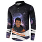 Mae Jemison Button Sweatshirt Cartoon Astronaut Portrait, The Sky Is Not the Limit Quote and Galaxy Dreamer
