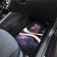 Mae Jemison Car Mats Cartoon Astronaut Portrait, The Sky Is Not the Limit Quote and Galaxy Dreamer - African Pride