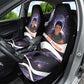 Mae Jemison Car Seat Cover Cartoon Astronaut Portrait, The Sky Is Not the Limit Quote and Galaxy Dreamer - African Pride