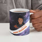 Mae Jemison Ceramic Mug Cartoon Astronaut Portrait, The Sky Is Not the Limit Quote and Galaxy Dreamer - African Pride