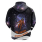 Mae Jemison Hoodie Cartoon Astronaut Portrait, The Sky Is Not the Limit Quote and Galaxy Dreamer - African Pride